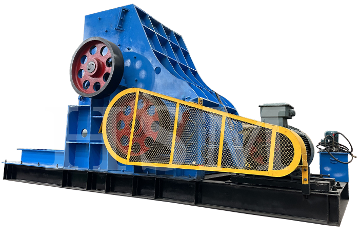 雙級粉碎機對輥破碎機、河卵石制砂機、石頭制砂機大圖